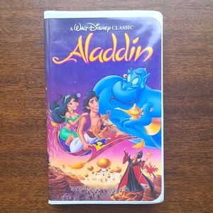 Rare Disney Aladdin Movie Black Diamond VHS tape